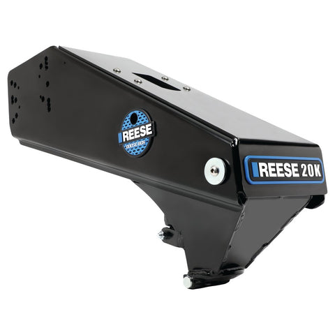 Black Steel Reese 94920 Fifth Wheel Gooseneck Coupler - Angled View | United RV Parts
