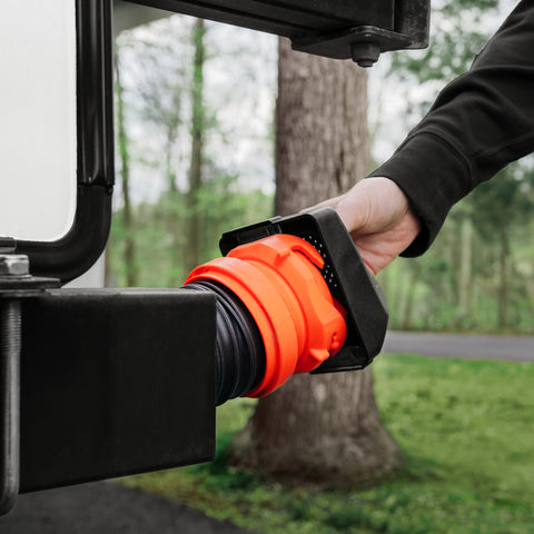 RV Sewer Hose Magnetic Cap Installation - Outdoor Use Demonstration | United RV Parts