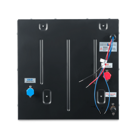 Dometic | 60,000 BTU Tankless Water heater; Includes Black Door | 9630002210  | WH-TL-60G-AM-BA | Electronic Ignition | Adjustable Temperature | Built-In Freeze Control | Black