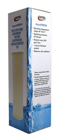Valterra AquaFresh RV Cyst & Sediment Filter Cartridge Replacement - Packaging Side Angle | United RV Parts