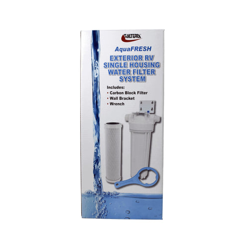 Valterra AquaFresh RV Water Filter System Package - Front View | United RV Parts