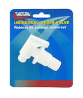 Valterra Universal Drain Valve A01-2026VP - Retail Package View | United RV Parts