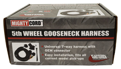 Valterra Mighty Cord Gooseneck Harness Packaging - Side Product Box | United RV Parts