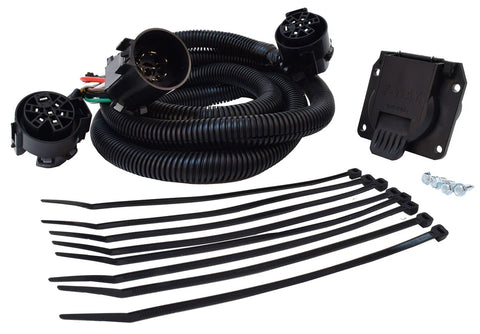 Complete A10-7007 Harness Kit with Zip Ties and Hardware - Component View | United RV Parts