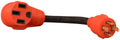 Orange Valterra RV Generator Adapter A10-G30450VP 30A to 50A Dogbone - Side View | United RV Parts