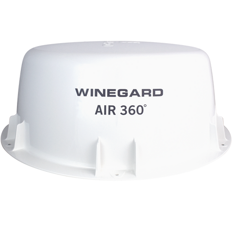 White Winegard AIR 360 HDTV Antenna A3-2000 - Front View | United RV Parts