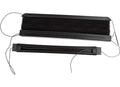 Black Thin Shade Components with Installation Hardware - Flat Lay | United RV Parts