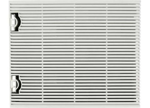 White Plastic Ducted RV Air Conditioner Grille PXX128130007 - Front View | United RV Parts