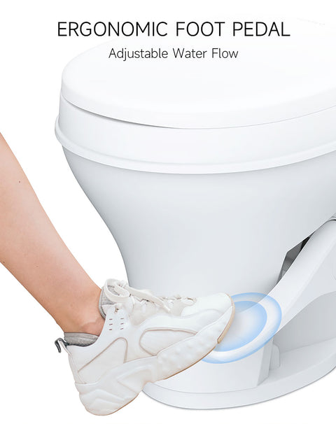 Seaflo RV Toilet Ergonomic Foot Pedal - Adjustable Water Flow Feature | United RV Parts