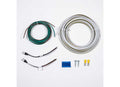 Blue Ox BX88267 Red LED Tail Light Wiring Kit - White and Green Wire Coils with LED Sockets Flat Lay | United RV Parts