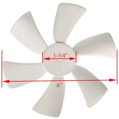 Línea de ventilación | Aspa de ventilador de 6" | BVA0163-00