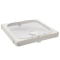 White Ventline RV Roof Vent Screen Frame - Angled View | United RV Parts