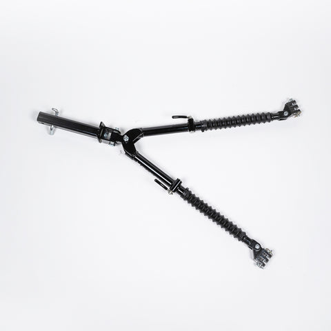 Black Alpha 2 Tow Bar - Folded Storage Position | United RV Parts