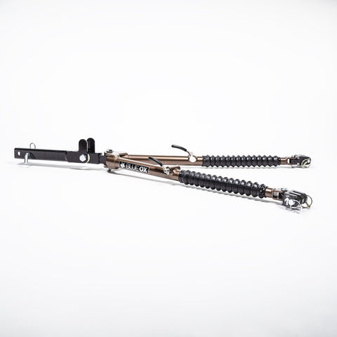 Blue Ox Avail Tow Bar - Angled View with Arms Extended | United RV Parts