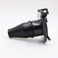Black Vehicle Socket Connector - Side Profile View | United RV Parts