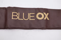 Brown Vinyl Blue Ox Tow Bar Cover - Logo Detail Close-up | United RV Parts