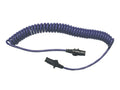 Blue Ox BX8861 6-Foot 4 Wire Coiled Electrical Cable Extension - Side Profile | United RV Parts