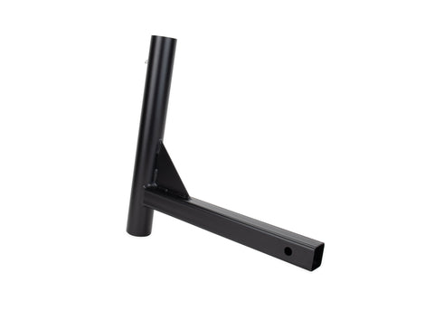 Black Steel Hitch Flag Pole Holder - Side View Assembly | United RV Parts