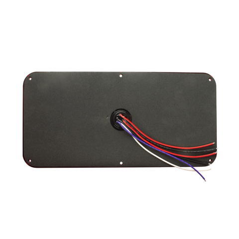 Black Command Electronics LED Tail Light CMD-0033000MI - Back View with Wiring | United RV Parts
