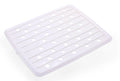 White Camco RV Sink Mat - Angled View Showing Raised Design | United RV Parts