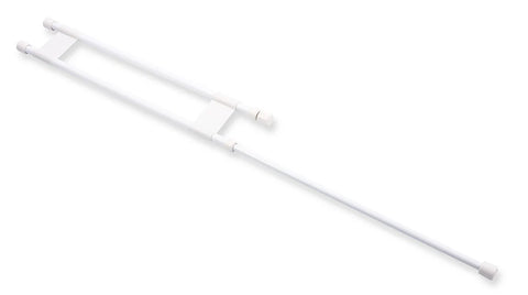 White Camco RV Refrigerator Bar - Top Diagonal View | United RV Parts