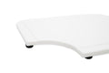 White Plastic Camco Sink Mate Cutting Board - Corner Detail with Non-Slip Feet | United RV Parts