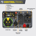 Champion Generator Control Panel Layout - 120V AC 30A RV Outlets Detail | United RV Parts