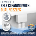 Self Cleaning Dual Nozzles - RV Bidet Water Conservation Feature | United RV Parts