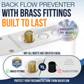 Brass Fittings Backflow Preventer - RV Toilet Bidet Component Detail | United RV Parts