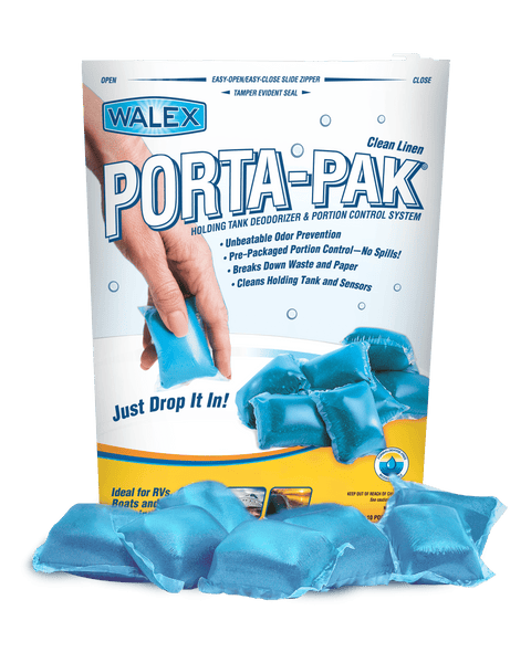 Blue Walex Porta-Pak RV Toilet Deodorizer Packets - Product Display | United RV Parts