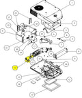 Coleman Mach 8 AC System Diagram - Fan Motor Location Highlighted Yellow | United RV Parts
