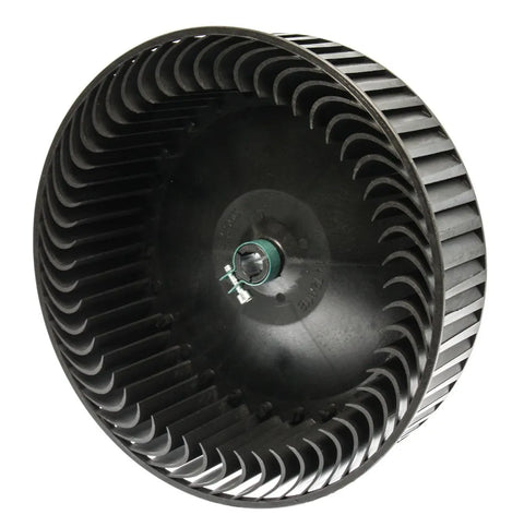 Black Plastic Coleman Mach Blower Wheel 1472A1181 - Complete Assembly View | United RV Parts