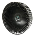 Black Plastic Coleman Squirrel Cage Fan 1472A1181 - Angled Side View | United RV Parts