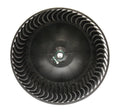 Black Plastic Coleman AC Blower Wheel 1472A1181 - Front View with J-Hook Blades | United RV Parts