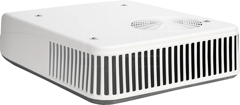 White Coleman Mach 8 Plus CUB RV Air Conditioner - Top View | United RV Parts
