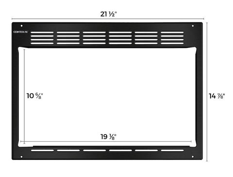 Contoure TK-955BK Trim Kit Dimensions - Technical Drawing | United RV Parts