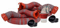 Red TPE Viper RV Sewer Hose Kit Components - Complete Set | United RV Parts