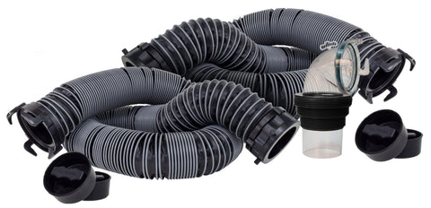Valterra Silverback Sewer Hose Kit Components - Complete Kit Layout | United RV Parts