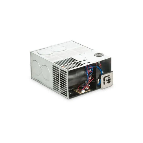 White Metal Dometic DFLA40211 40000 BTU RV Furnace - Angled View Internal Components | United RV Parts