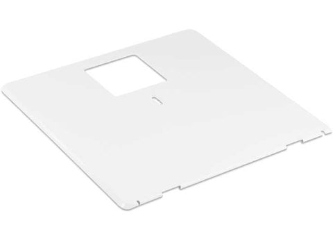 White Dometic Water Heater Door 94050 - Angled View | United RV Parts