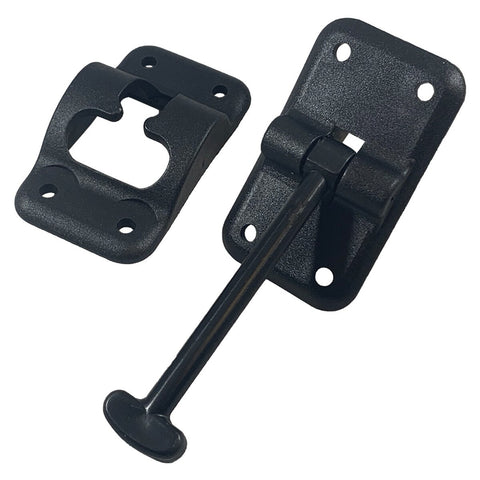CPG | 3-1/2" T-Style Door Holdback | DRS-DH312-BLK | Black