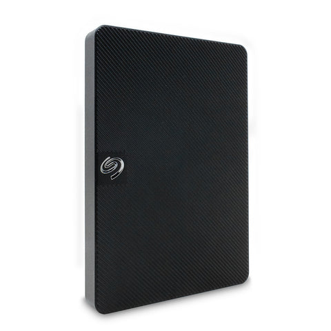 Black Seagate 1TB External Hard Drive - Front View | United RV Parts