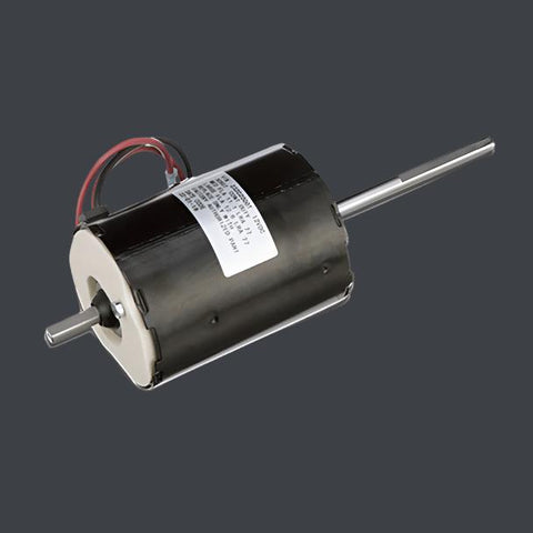 Black Dometic 12V Furnace Blower Motor 30722 - Side View | United RV Parts