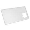 White Dometic RV Furnace Access Door 33057 - Angled View | United RV Parts