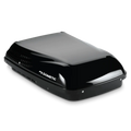 Black Dometic Penguin II Low Profile RV Air Conditioner - 3/4 Angle View | United RV Parts