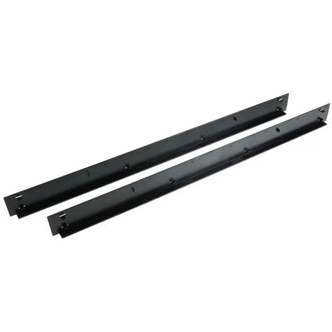 Black RV Refrigerator Trim Caps 3316883.900 - Flat Layout View | United RV Parts