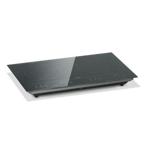 Black Glass Dometic CI-21 2-Burner Induction Cooktop - Side Profile View | United RV Parts