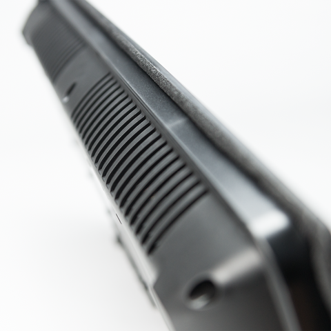 Black Dometic Induction Cooktop Edge Profile - Side Detail View | United RV Parts