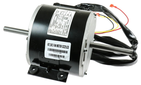 Black Dometic Blizzard NXT AC Fan Motor - Side Angle View | United RV Parts