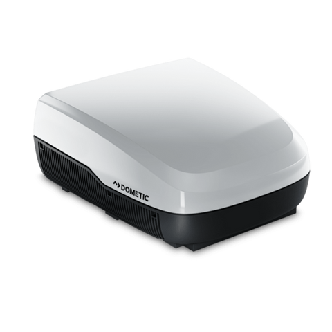 White Dometic FreshJet 4 RV Air Conditioner FJX4573EWHCS 15K BTU - Angled Top View | United RV Parts